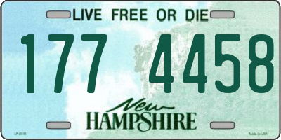 NH license plate 1774458