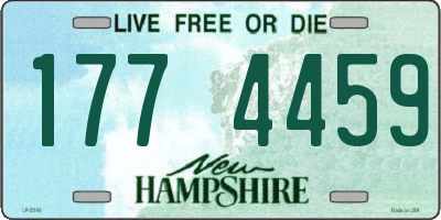NH license plate 1774459