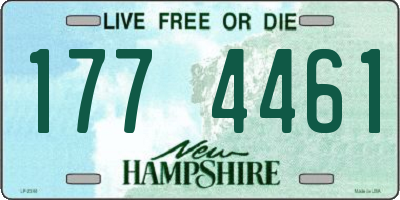 NH license plate 1774461