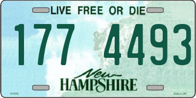 NH license plate 1774493