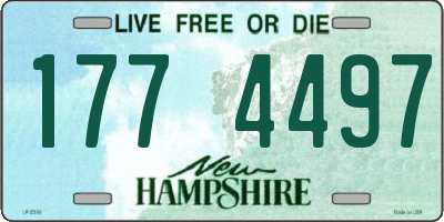NH license plate 1774497