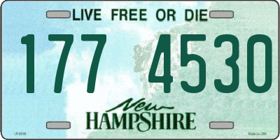 NH license plate 1774530