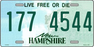 NH license plate 1774544