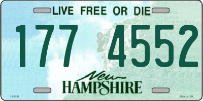 NH license plate 1774552