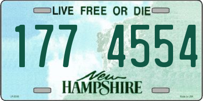 NH license plate 1774554