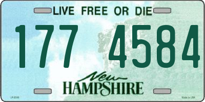 NH license plate 1774584