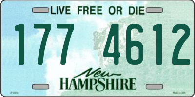 NH license plate 1774612