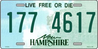 NH license plate 1774617