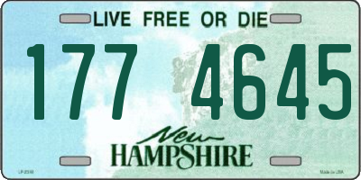 NH license plate 1774645