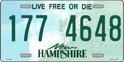 NH license plate 1774648