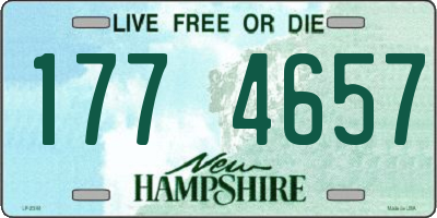NH license plate 1774657
