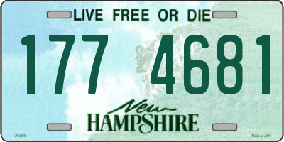 NH license plate 1774681