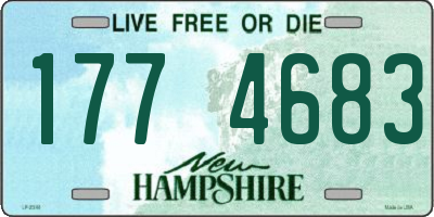 NH license plate 1774683