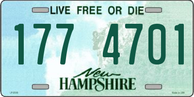 NH license plate 1774701