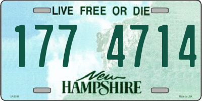 NH license plate 1774714