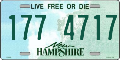 NH license plate 1774717