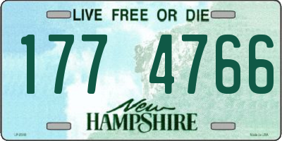 NH license plate 1774766