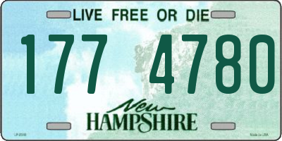 NH license plate 1774780