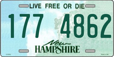 NH license plate 1774862
