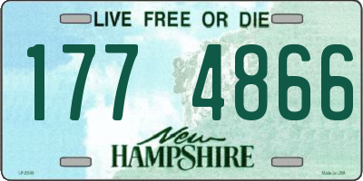 NH license plate 1774866