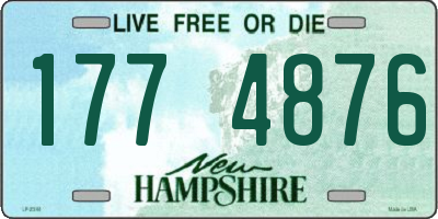 NH license plate 1774876