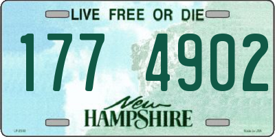 NH license plate 1774902