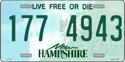 NH license plate 1774943