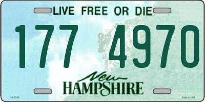 NH license plate 1774970