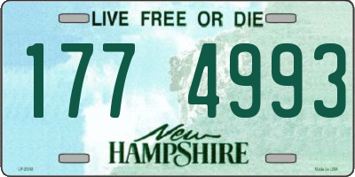 NH license plate 1774993
