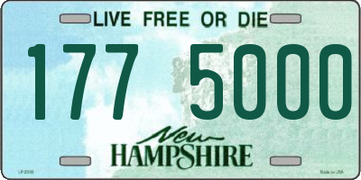 NH license plate 1775000