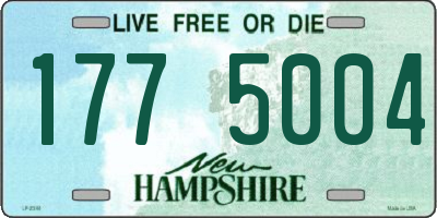 NH license plate 1775004