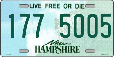 NH license plate 1775005