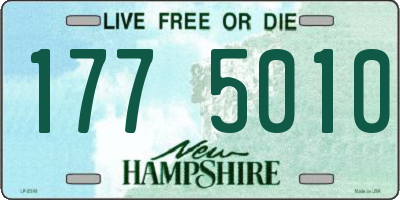 NH license plate 1775010