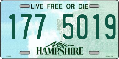 NH license plate 1775019