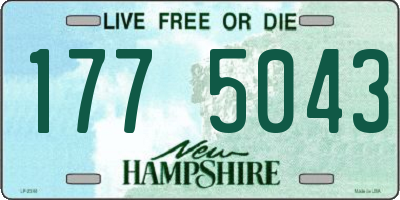 NH license plate 1775043