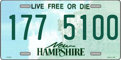 NH license plate 1775100