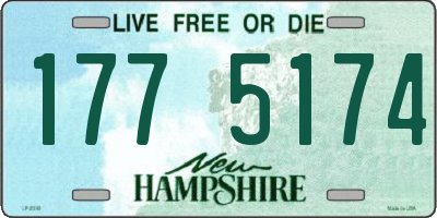 NH license plate 1775174