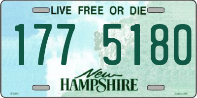 NH license plate 1775180