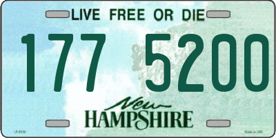 NH license plate 1775200