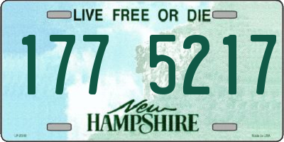 NH license plate 1775217