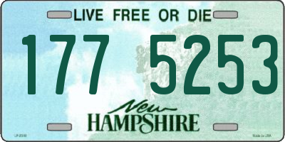 NH license plate 1775253