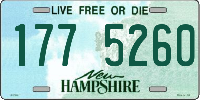 NH license plate 1775260