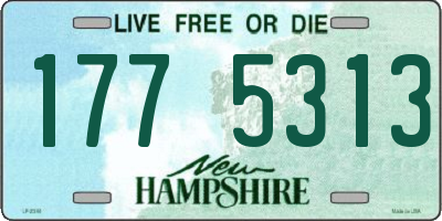 NH license plate 1775313