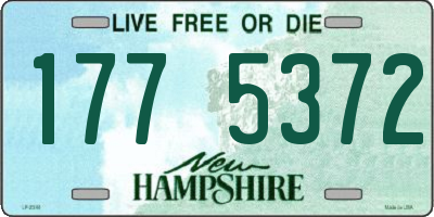 NH license plate 1775372