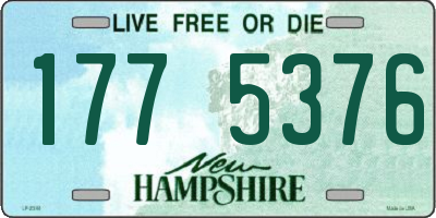 NH license plate 1775376