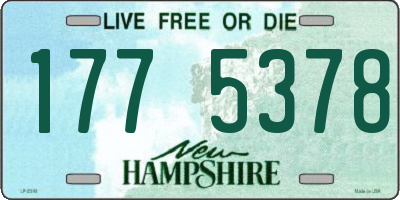 NH license plate 1775378