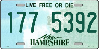 NH license plate 1775392
