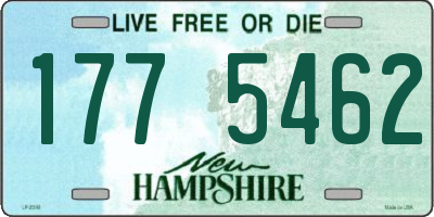 NH license plate 1775462