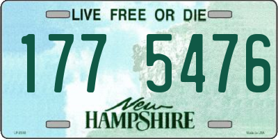NH license plate 1775476