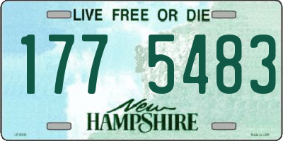 NH license plate 1775483